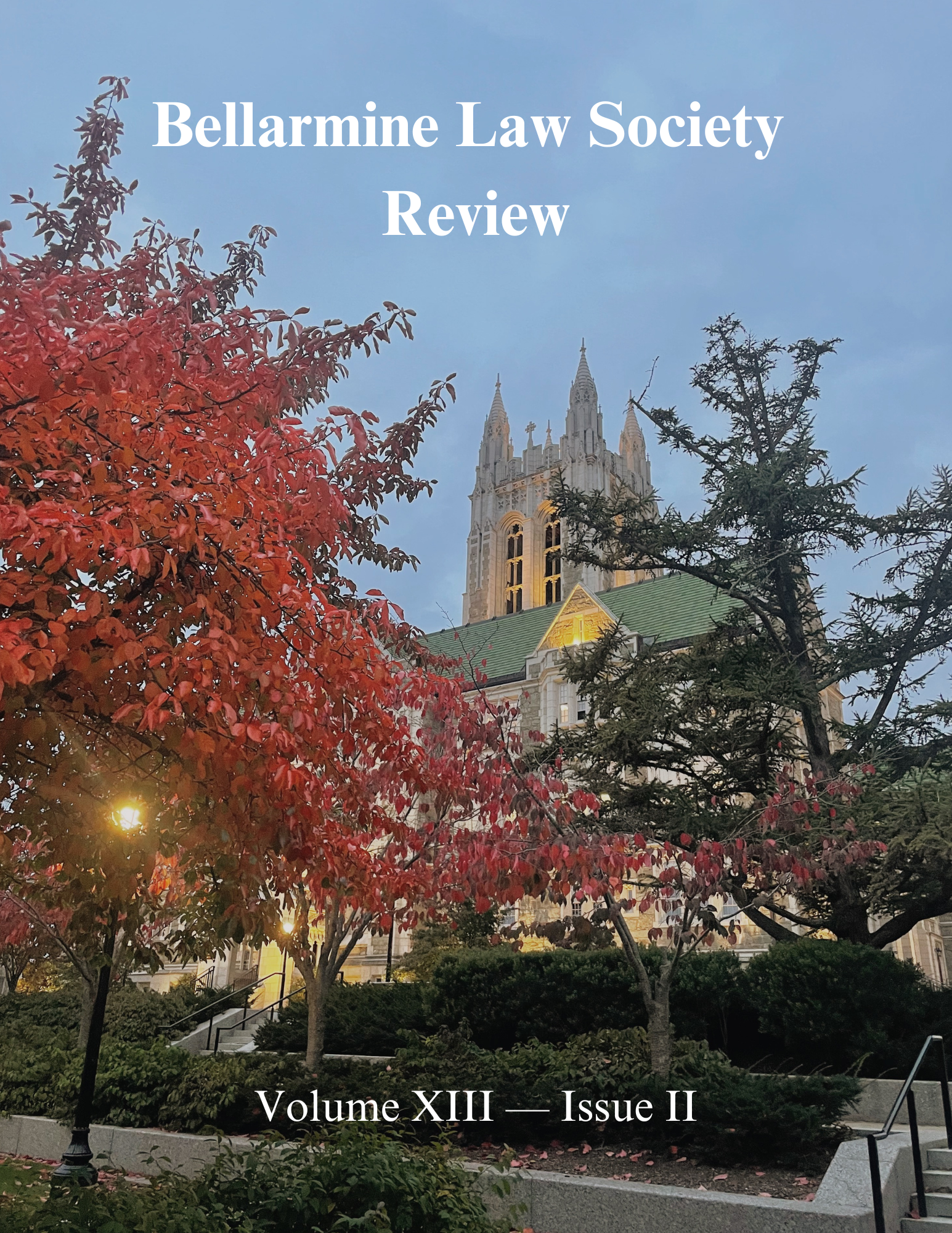 					View Vol. 13 No. 2 (2023): Bellarmine Law Society Review
				