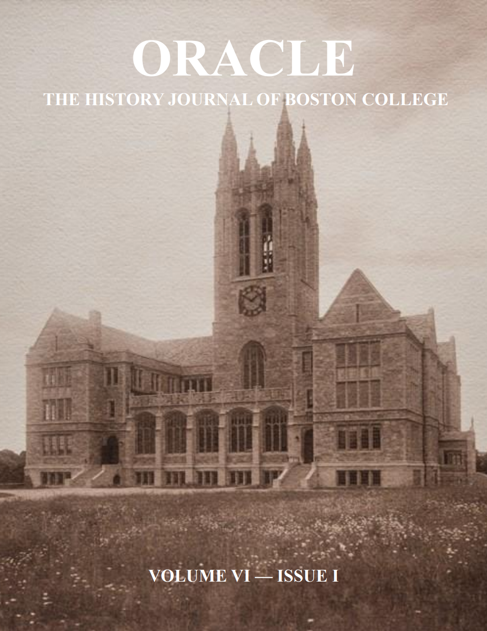 					View Vol. 6 No. 1 (2023): Oracle: The History Journal of Boston College
				