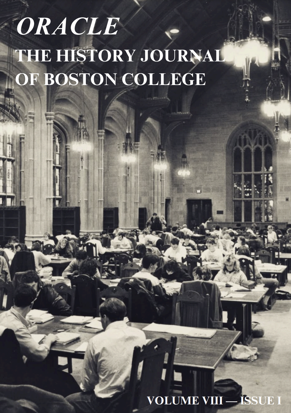 					View Vol. 8 No. 1 (2024): Oracle: The History Journal of Boston College
				